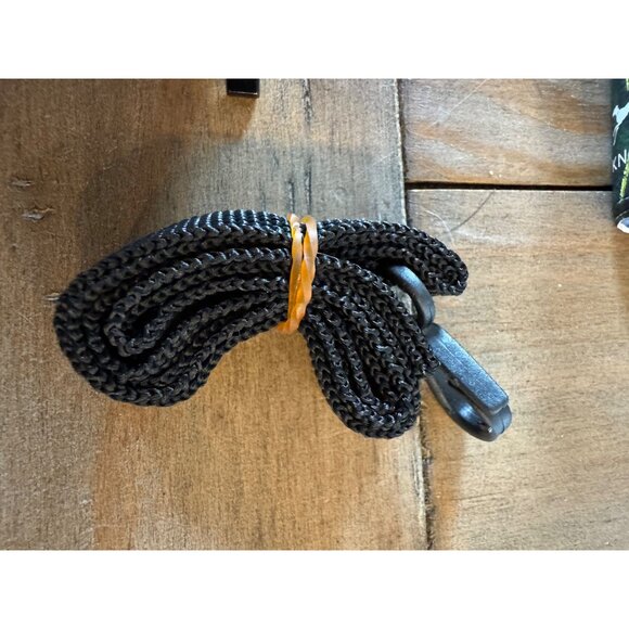 Pink Protective Camera Bag With Black Zipper & Strap 5"x3"x1.5" Textured Exterio - Picture 5 of 10